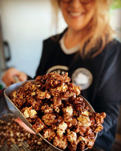 Load image into Gallery viewer, Kettle Korn Christchurch Choccy Rough popcorn kettle corn in a large scoop.