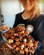 Load image into Gallery viewer, Kettle Korn Christchurch Choccy Rough popcorn kettle corn in a large scoop.
